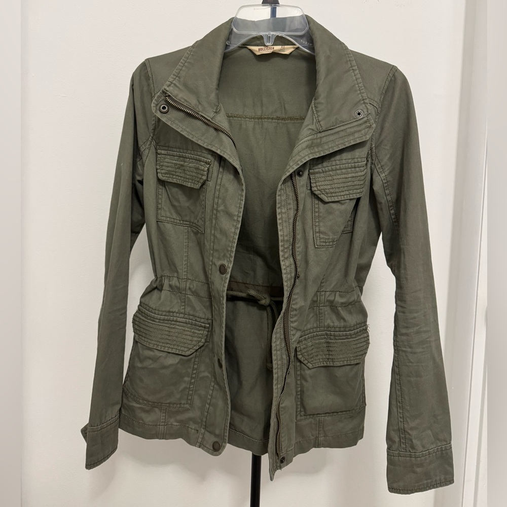 Hollister Khaki Utility Jacket